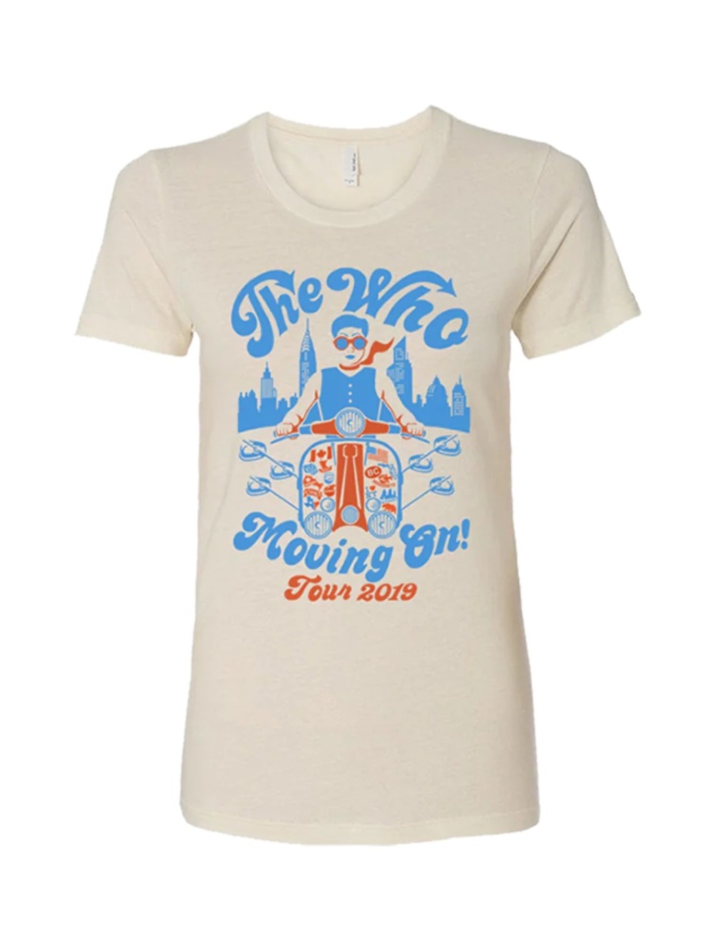 The Who Moving On Tour 2019 Graphic Tee Shirt